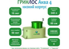 ГРИНЛОС Аква 4 низкий корпус